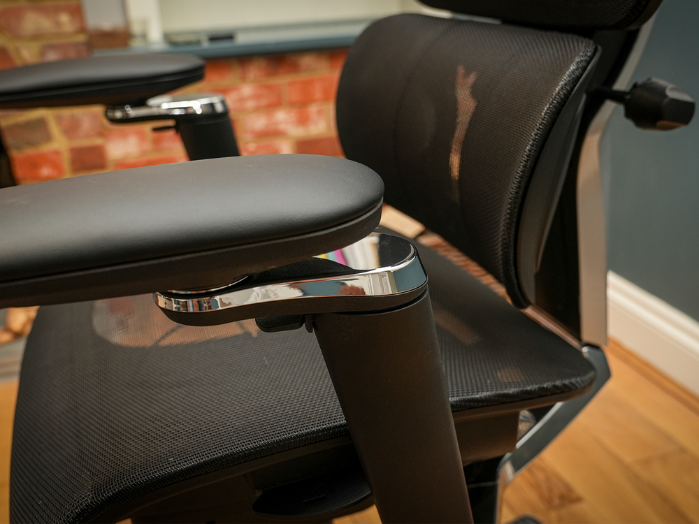 Lumbar firmness can be adjusted manually (Alastair Jennings/The Independent)