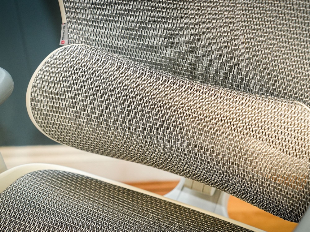 The mesh seat is very comfortable (Alastair Jennings/The Independent)