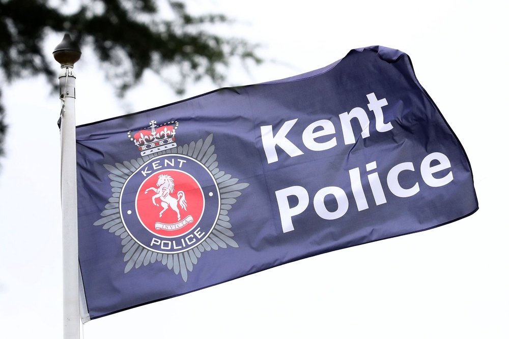 Kent Police officers received reports on Tuesday (PA)