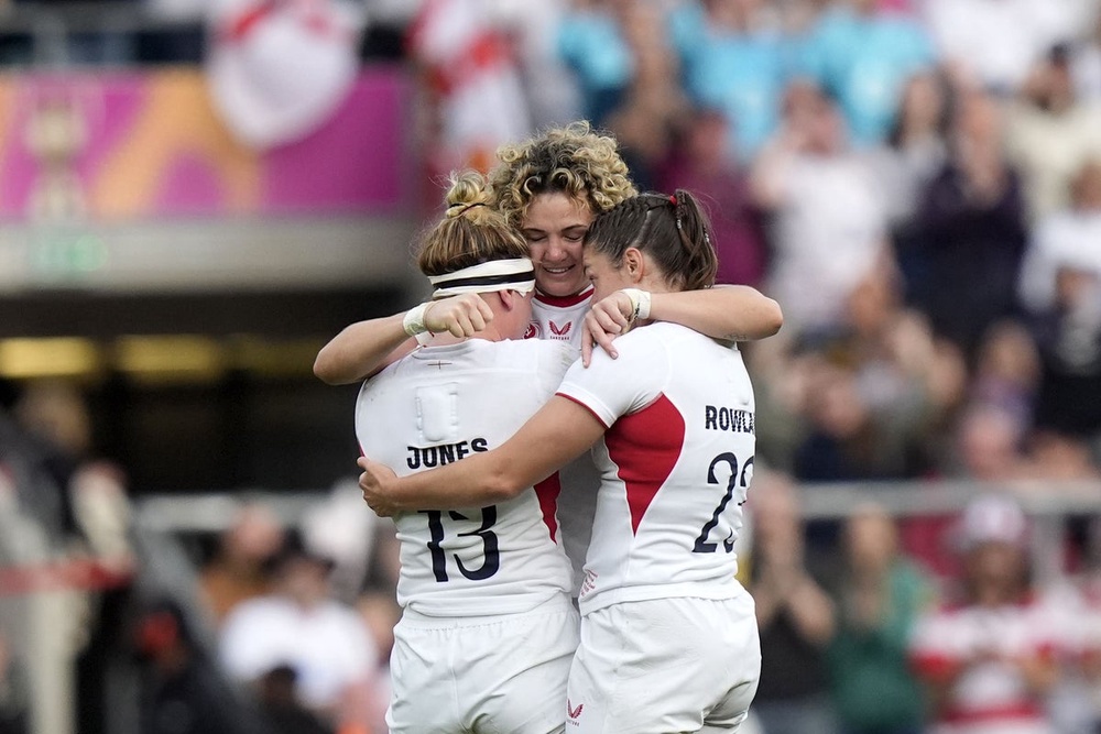 Royals lead congratulations for England’s Women’s Rugby World Cup champions