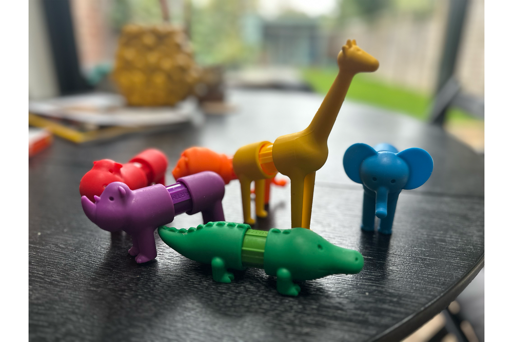 The magnets enable creative animal combos (Alicia Miller/The Independent)