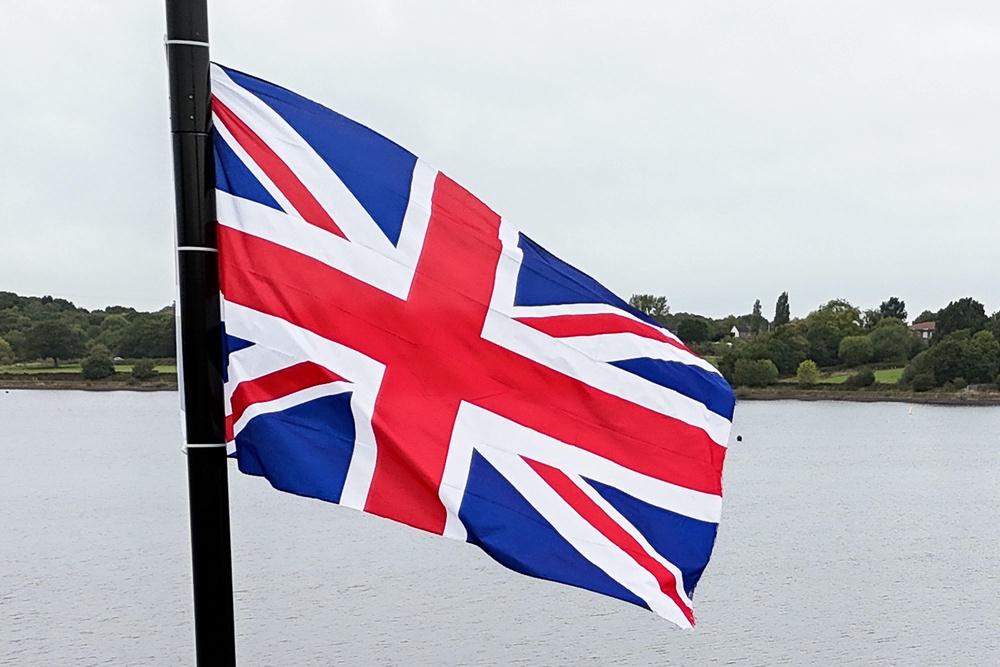 Flags had been hoisted following a campaign known as Operation Raise the Colours (Jacob King/PA)