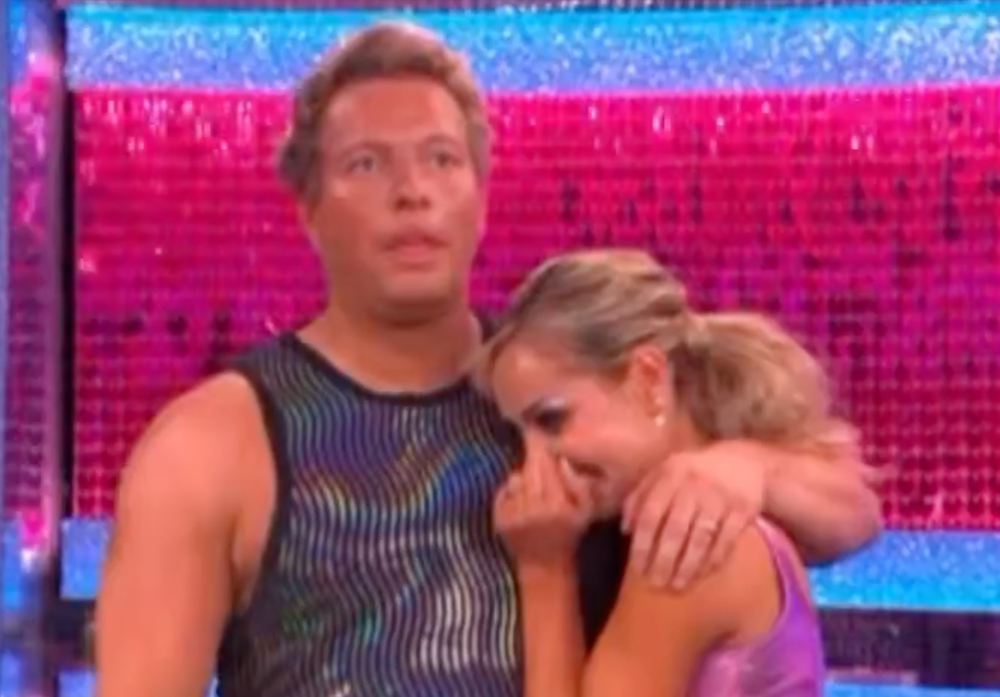 Thomas Skinner had been visibly frustrated by low scores on ‘Strictly Come Dancing’ (BBC)