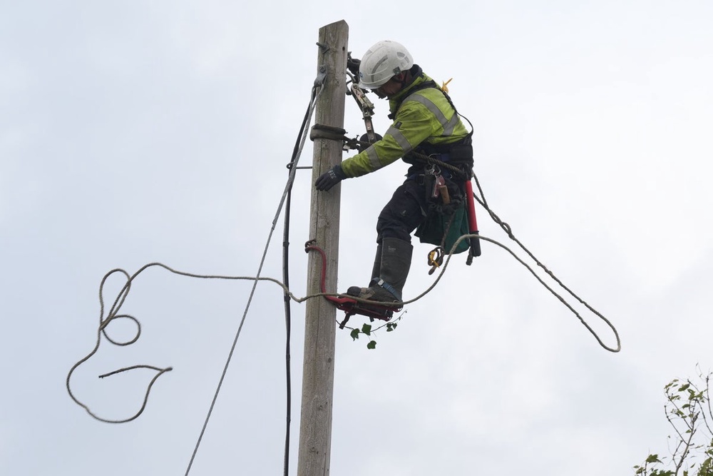 Thousands still without power after Storm Amy sweeps across UK