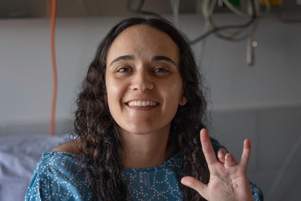 Undated handout photo of British Israeli citizen Emily Damari (Pomi Ofir Tal/PA) (PA Media)