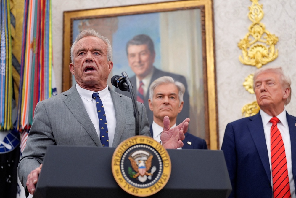 Health and Human Services Secretary Robert F Kennedy Jr has also warned against the declining fertility rate (Reuters)