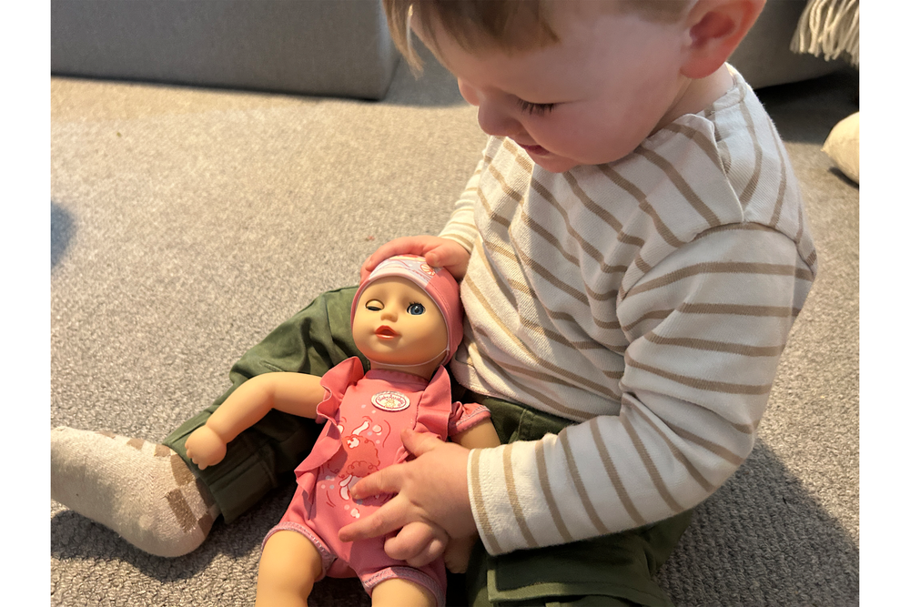 This makes a very loveable first doll (Rebecca Moore/The Independent)