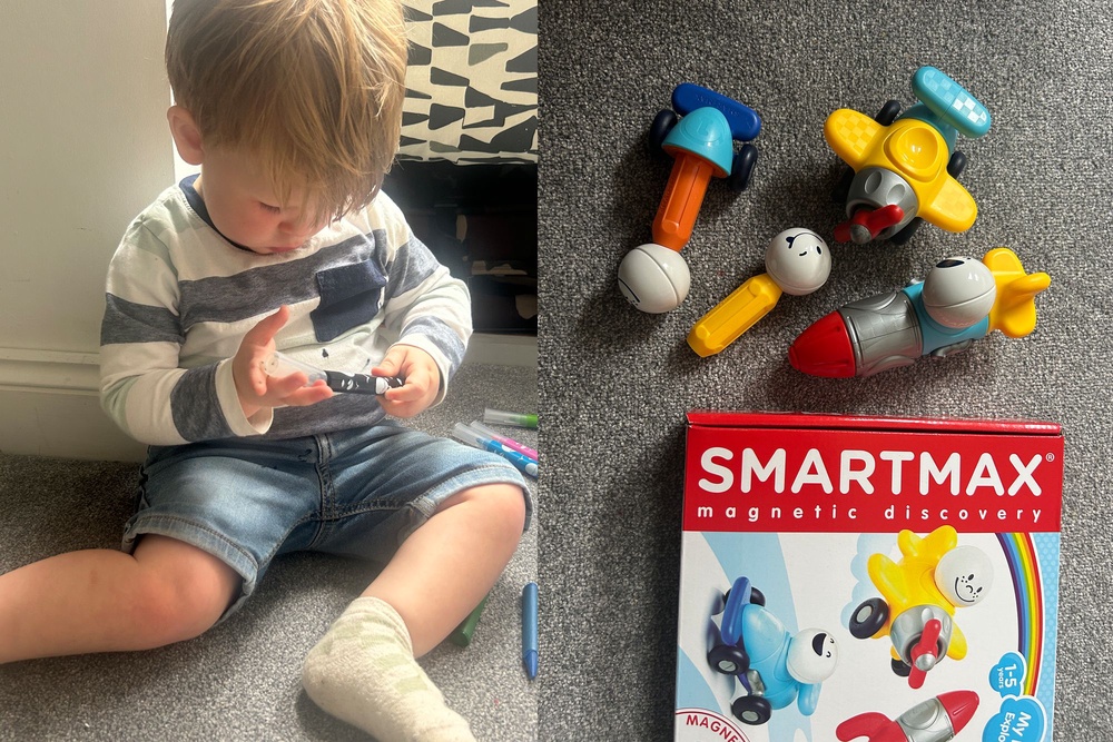 My mini tester got stuck in to testing a range of gifts (Rebecca Moore/The Independent)