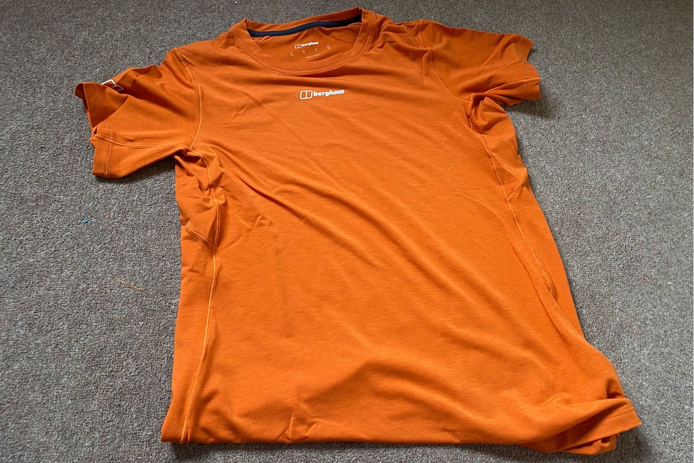 This tee kept me warm and removed sweat from my skin (Tamara Hinson/The Independent)
