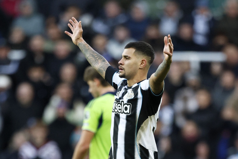 Newcastle skipper Bruno Guimaraes is an Arsenal target (PA Wire)