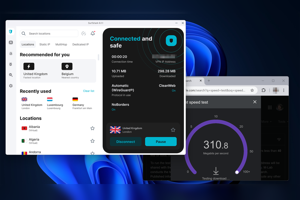 I tested Surfshark’s download speeds on local servers (The Independent)