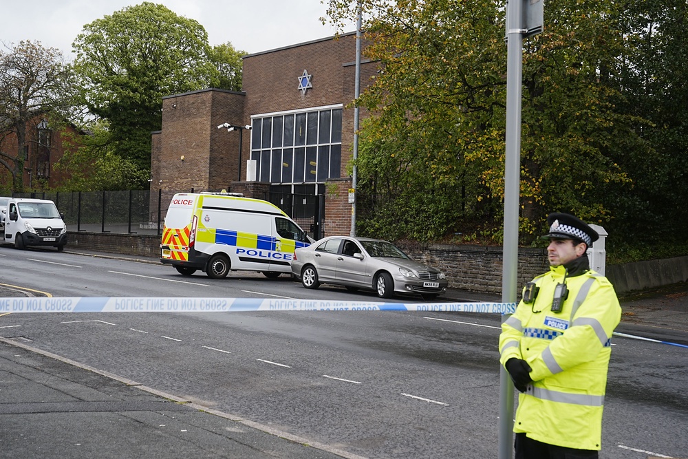 Worshippers Melvin Cravitz and Adrian Daulby were killed when Jihad Al-Shamie, 35, a Syrian-born British citizen, drove into the gates of the Heaton Park Hebrew Congregation Synagogue in October last year, and then began attacking with a knife, wearing a fake suicide belt (PA Wire)