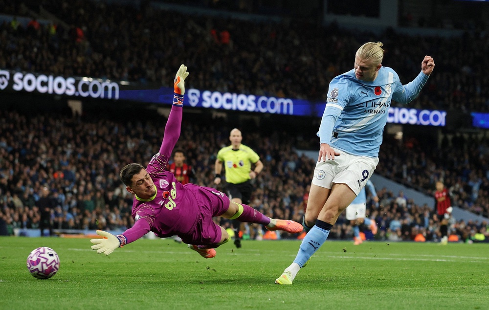 Erling Haaland scored twice against AFC Bournemouth – could his preparations off the field be partly to thank for his impressive performances on it? (REUTERS)