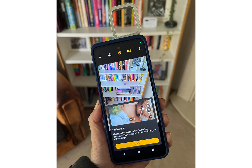 The camera is better than that on other dumbphones I’ve tested (Sarah Dawson/The Independent)