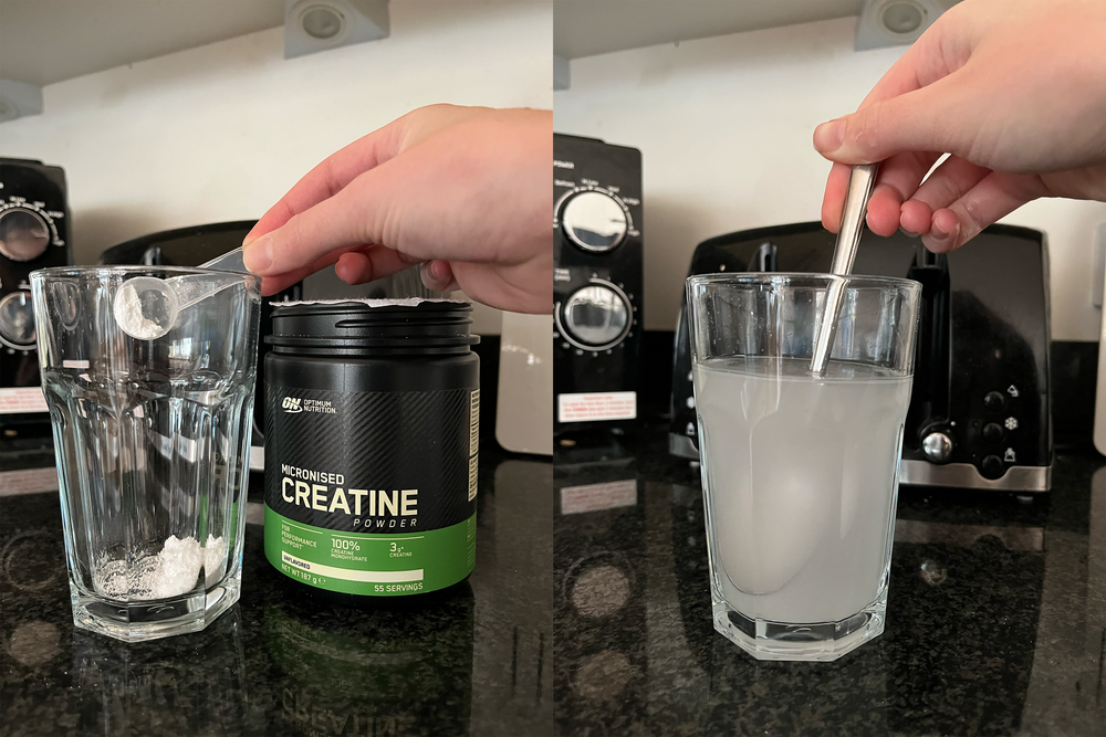 I used each creatine as part of my daily exercise routine (Alice Reynolds/The Independent)