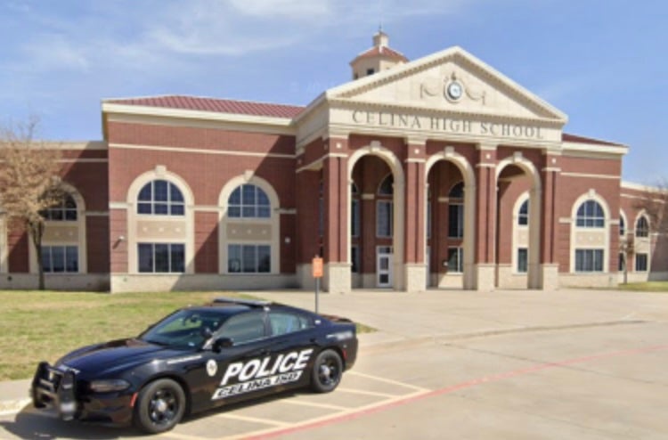 The shifting local economy has made the school district Celina’s top employer, now accounting for nearly 1,000 jobs as public services expand to meet demand (Google Earth)