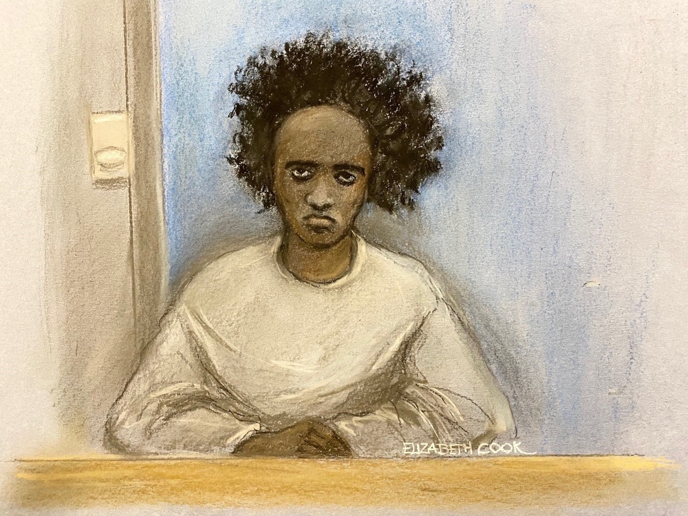 Axel Rudakubana during a preparatory hearing at Liverpool Crown Court (PA)