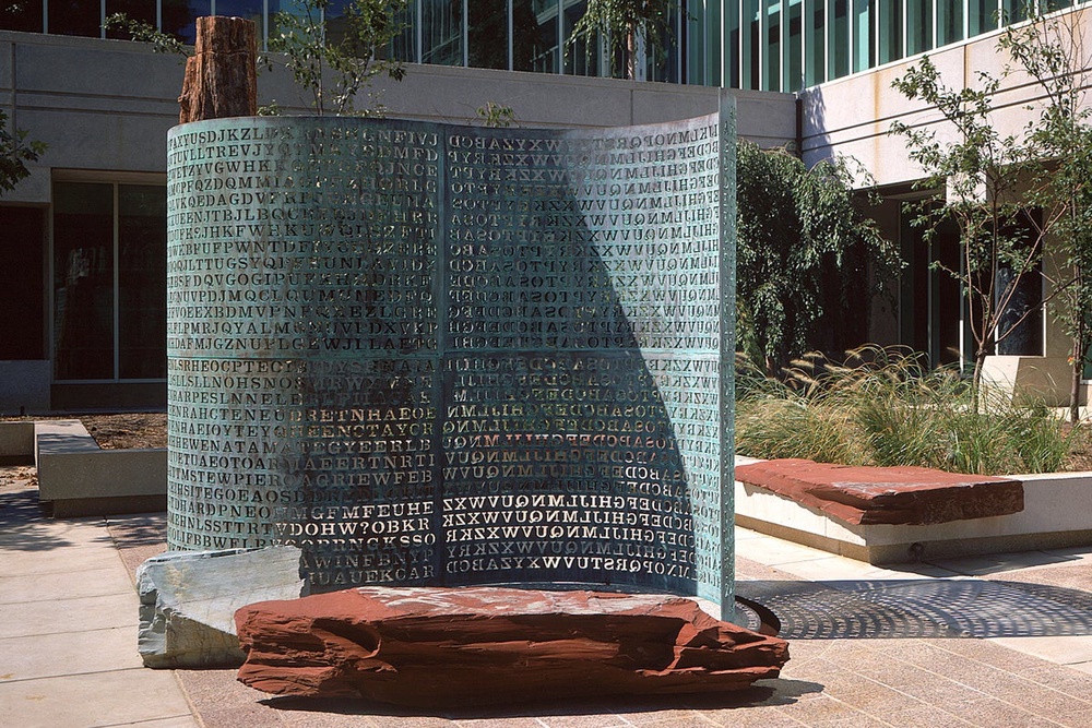Solution goes on auction for CIA HQ's 'Kryptos' sculpture that has ...
