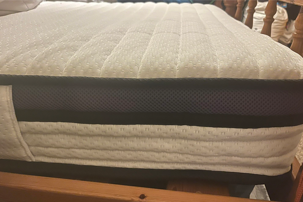 The springs inside the mattress will independently adapt as your child moves (Sarah Dawson/The Independent)