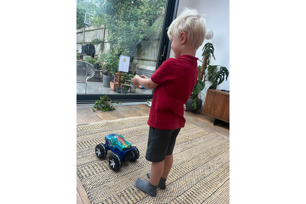 This is a powerful remote control car (Kat Storr/The Independent)