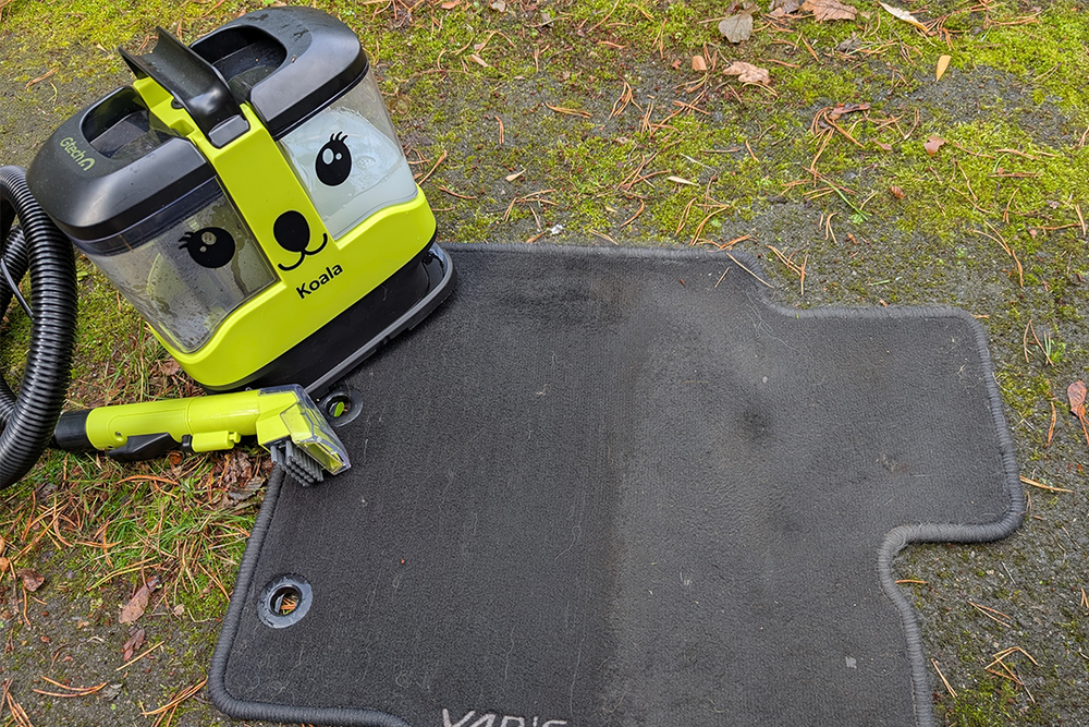 This model lifted coffee stains and muddy marks from car mats and seats with ease (Joanne Lewsley/The Independent)
