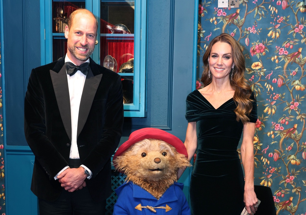 Paddington with the Prince and Princess of Wales (Jonathan Buckmaster/Daily Express)