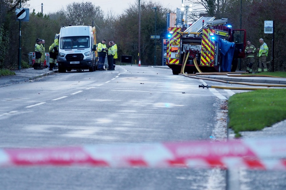 Residents evacuated after car crashes into gas substation