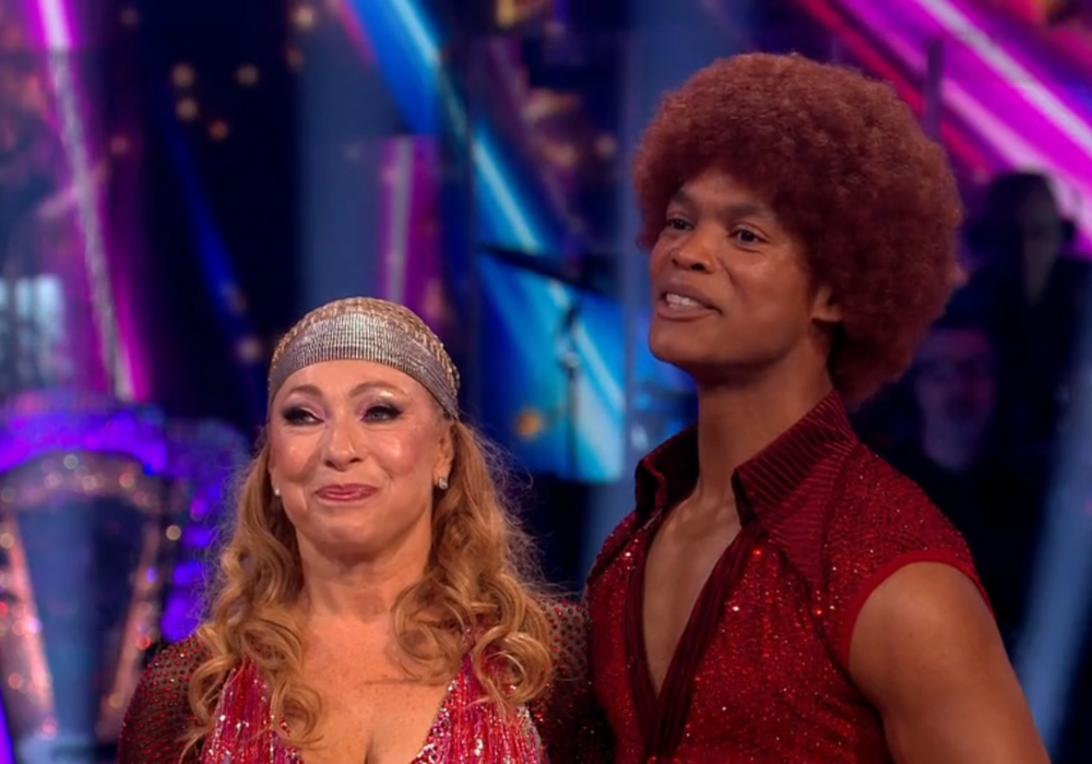 Alex Kingston and Johannes Radebe competed on ‘Strictly’ together last year (BBC)