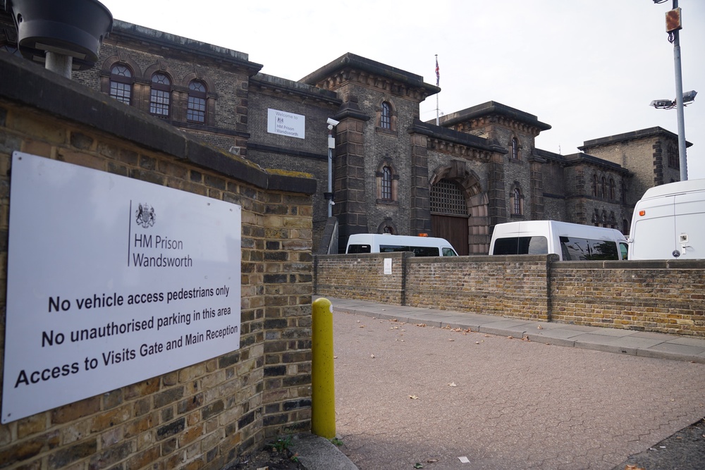 One of the UK's largest prisons, Wandsworth currently houses 1,444 inmates against a design capacity of 894 (PA Archive)