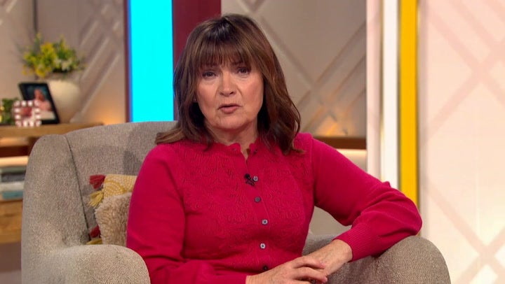 Lorraine Kelly said ‘prickly’ celebrity stormed off show (ITV)