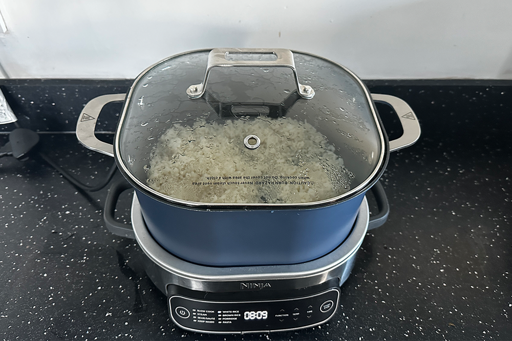 The large capacity is perfect for cooking for families (Rachael Penn/The Independent)