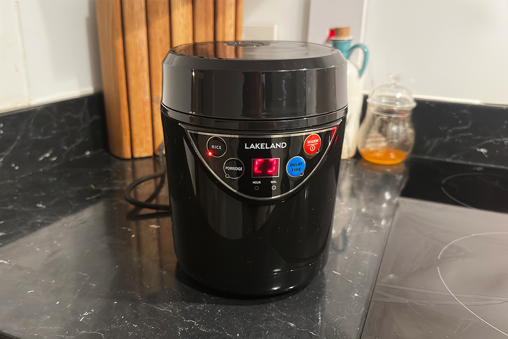 It took 20 minutes to cook fluffy white rice in this Lakeland appliance (Rachael Penn/The Independent)