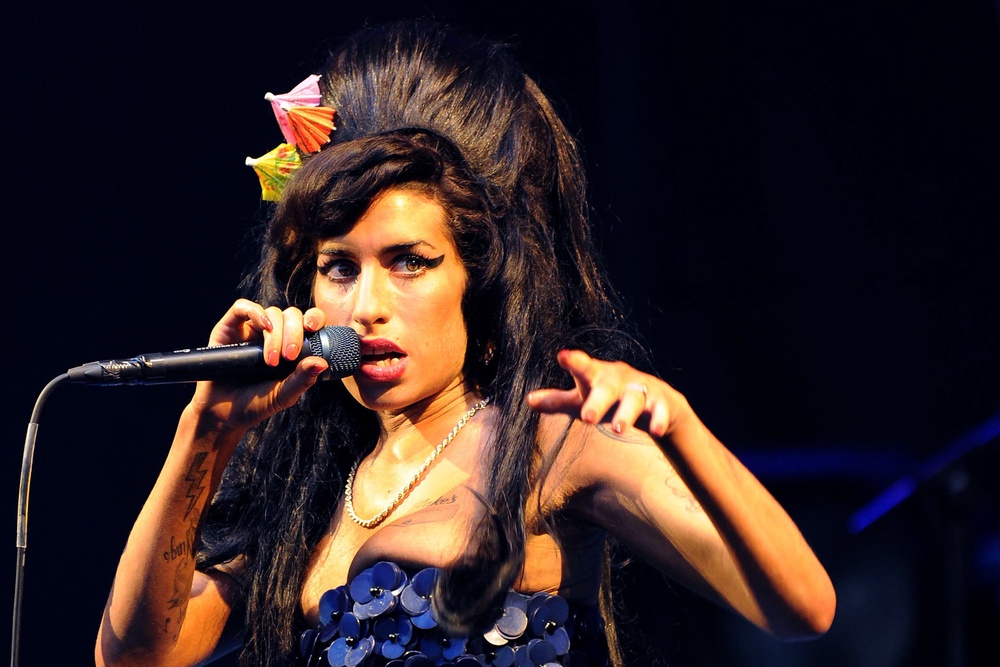 Amy Winehouse performing at the Glastonbury festival in 2008 (Anthony Devlin/PA) (PA Archive)