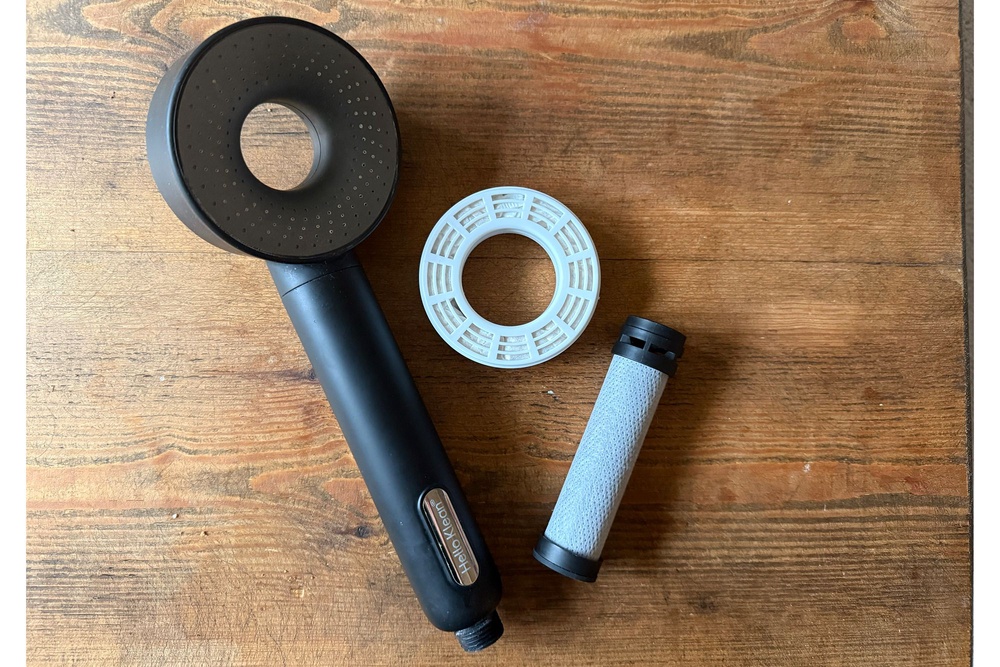 My skin and hair felt less dry after using this filter (Louise Whitbread/The Independent)