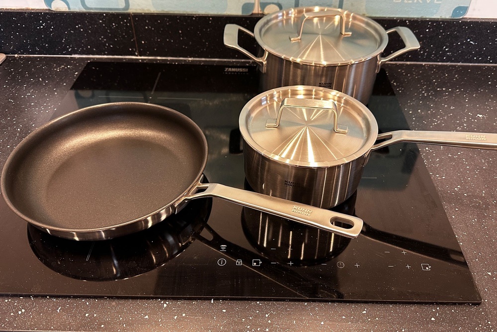 My food cooked evenly with these pans (Rachael Penn/The Independent)