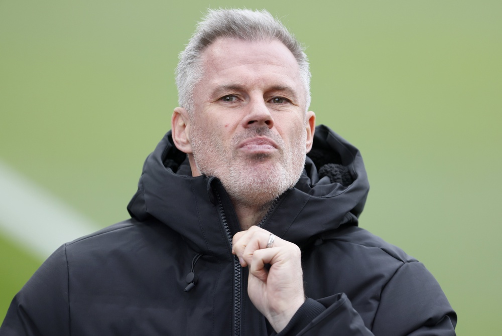 Jamie Carragher believes Slot cannot win when making his decision on Salah (Richard Sellers/PA) (PA Wire)