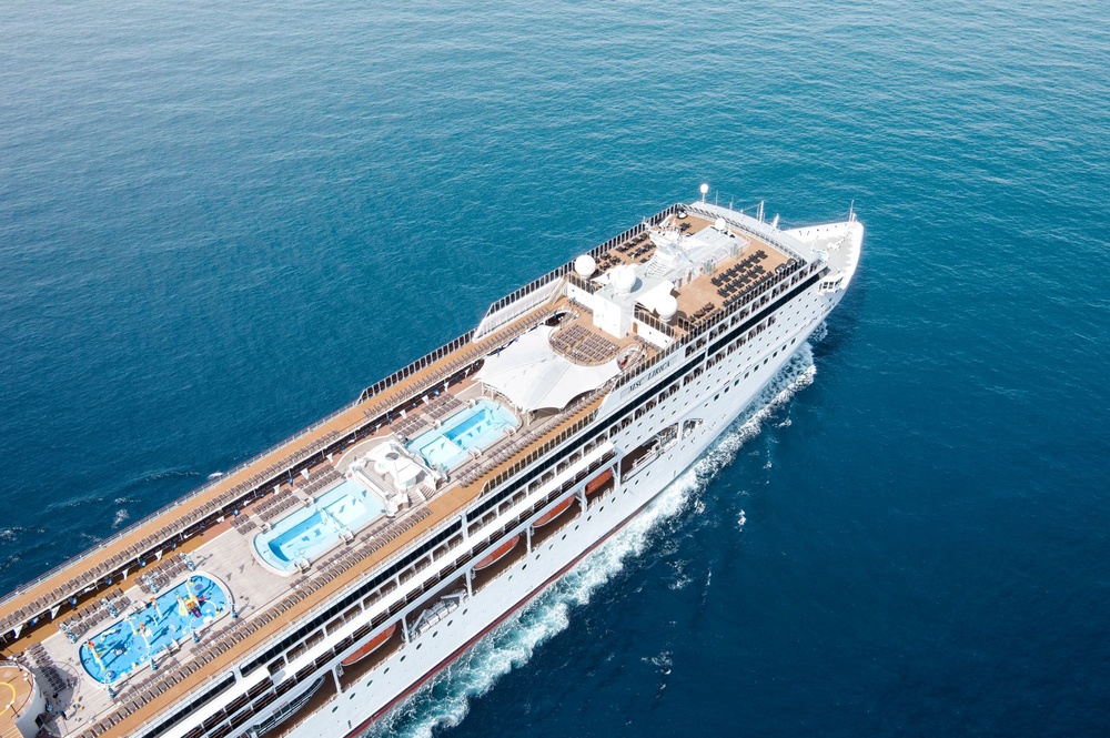 MSC Lirica will visit the small Greek island of Syros in spring 2026 (MSC Cruises)