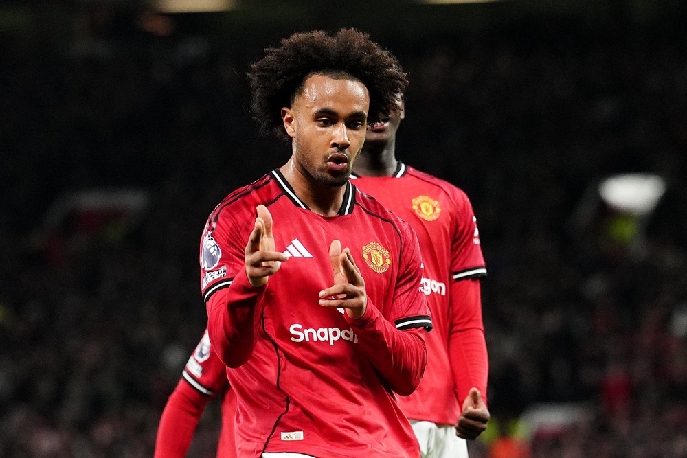 Joshua Zirkzee may depart Manchester United (PA Wire)
