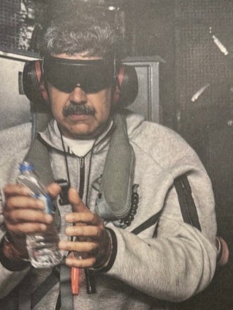 Venezuela's President Nicolas Maduro was removed from power by the U.S. - but Machado did not replace him (@realDonaldTrump/Truth Social)