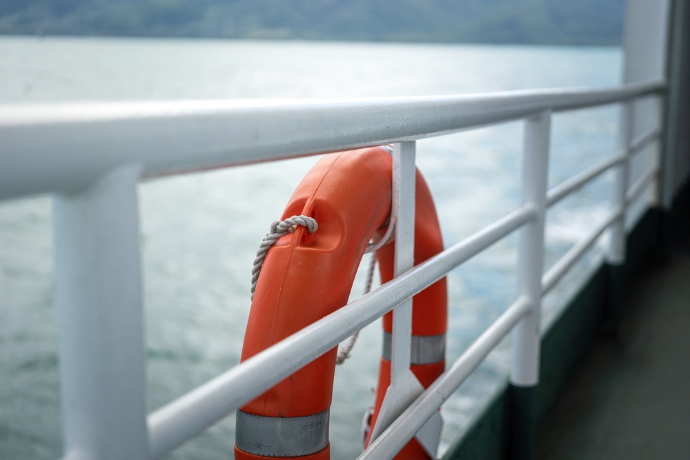 If you see someone in the water, throw a lifebuoy to help them float (Getty/iStock)