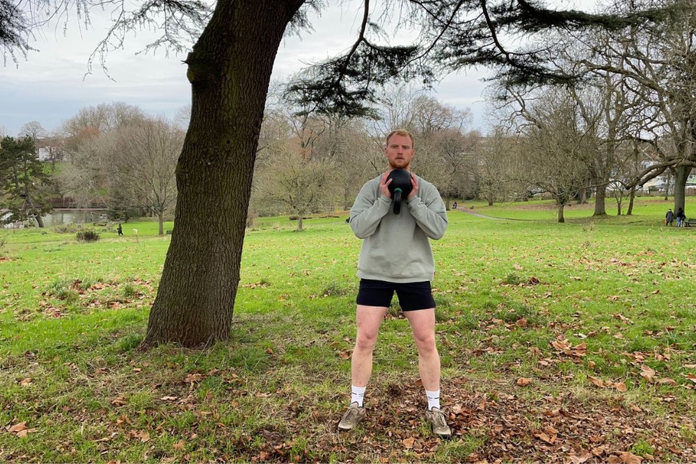 Expert strength coach Dan John says the goblet squat is ‘the single most important transformational exercise in the history of exercise’ – he should know, he invented it (Harry Bullmore/The Independent)