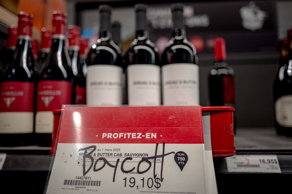 Canadian boycotts of American alcohol are impacting the industry’s revenue streams (AFP/Getty)
