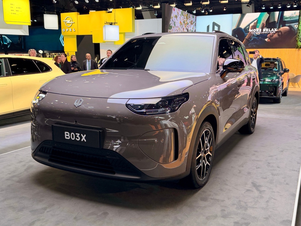 The Leapmotor B03X small all-electric SUV is set to arrive in the UK in the summer (Steve Fowler)