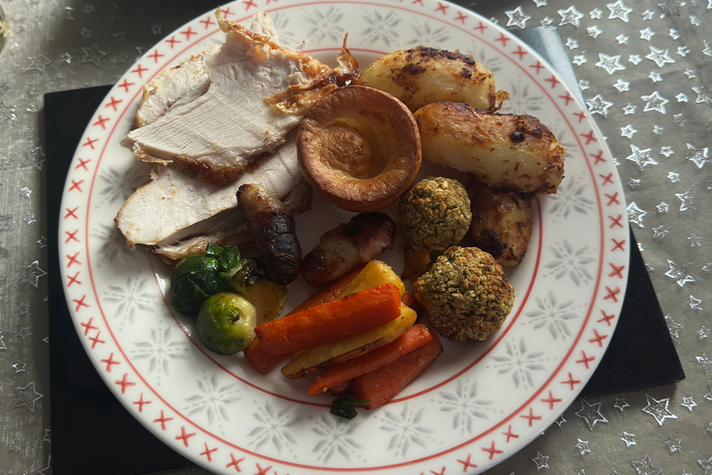 The completed feast (Rachael Penn/The Independent)