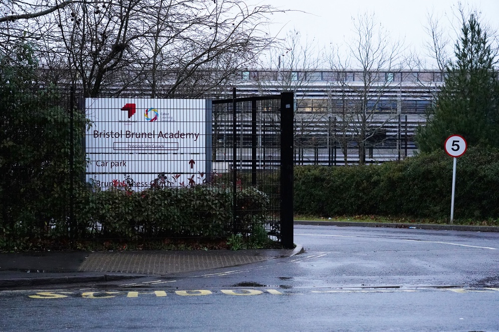 Bristol Brunel Academy said it postponed the visit due to ‘concerns about student safety’ (PA Wire)