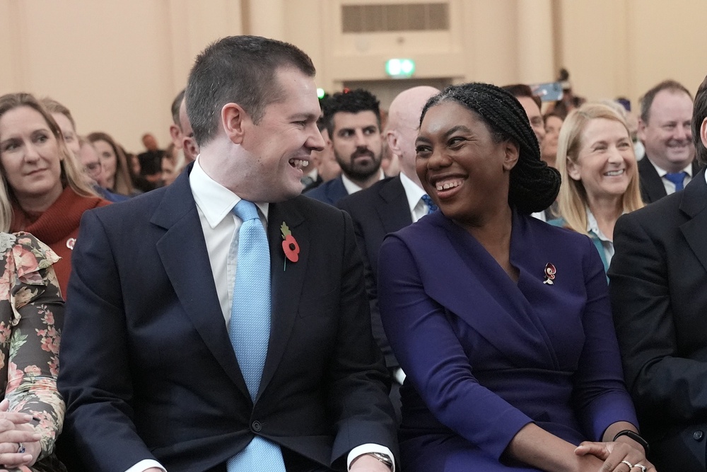 Kemi Badenoch with Robert Jenrick before being announced as the Conservative Party leader in 2024 (PA) (PA Archive)