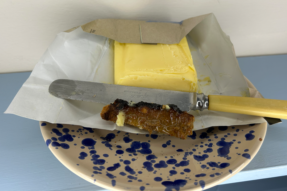 Sainsbury's taste the difference West Country farmhouse butter takes the top spot (Emma Henderson/The Independent)