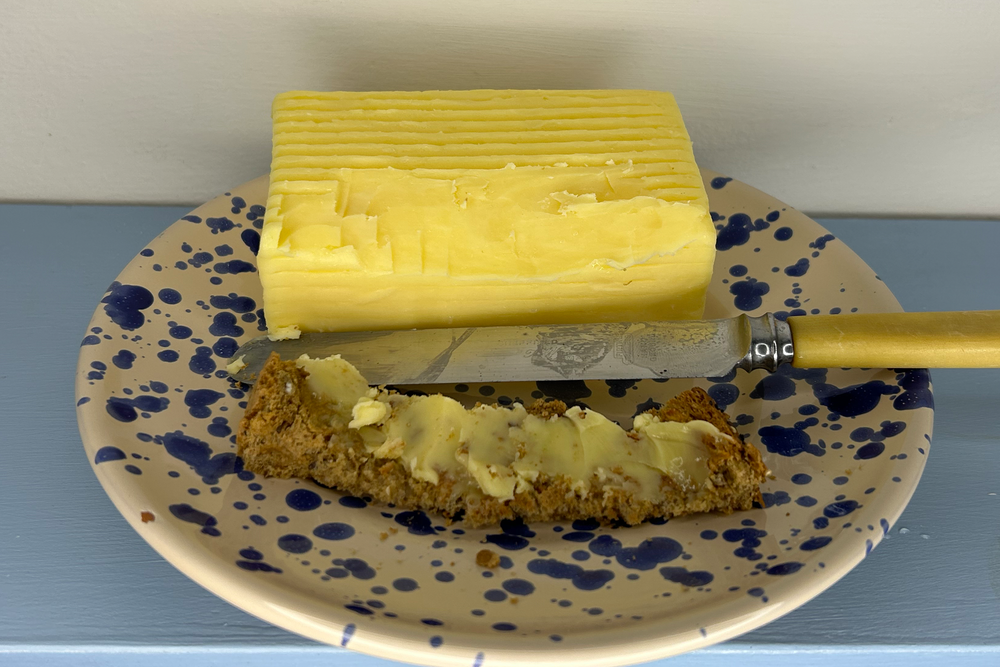 M&S’s gold butter is produced by Rodda’s (Emma Henderson/The Independent)