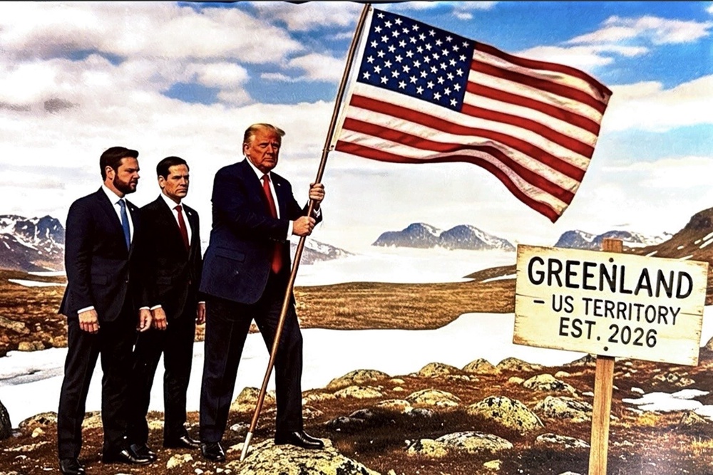 Donald Trump spent months applying pressure on Greenland, and posted AI images claiming it as US territory (@realDonaldTrump/Truth Social)
