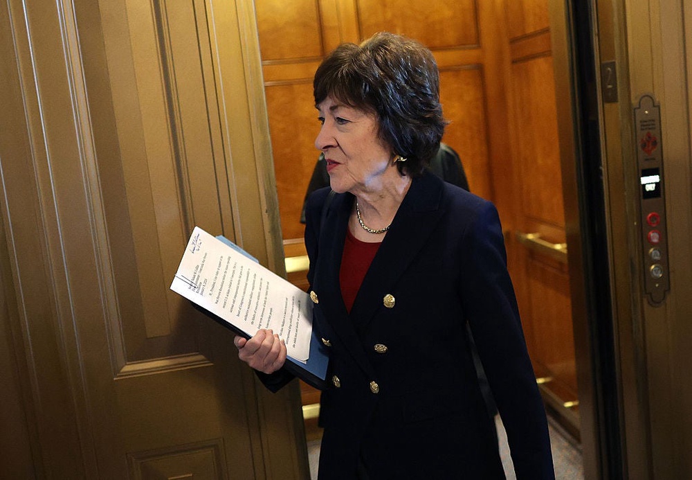 Sen. Susan Collins is seen as one of the most vulnerable Republican incumbents in the Senate this cycle (Getty Images)